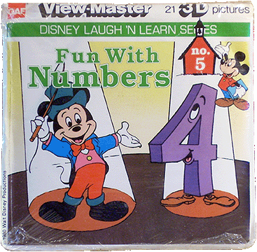 Disney Laugh 'n Learn #5: Fun With Numbers GAF Packet K10 G6