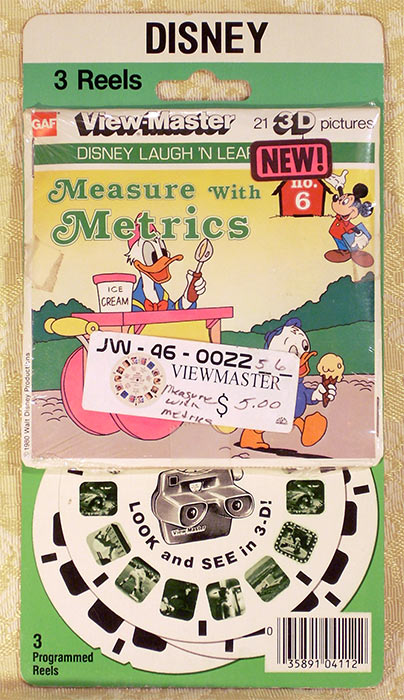 Disney Laugh 'n Learn #6: Measure with Metrics GAF Packet K11 G6