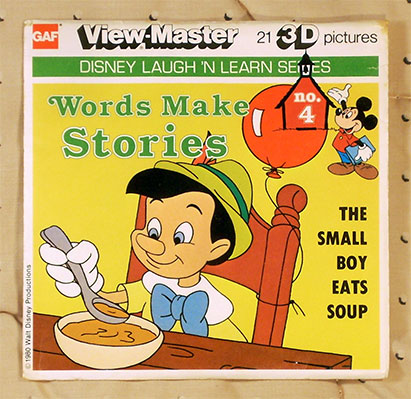 Disney Laugh 'n Learn No. 4: Words Make Stories GAF Packet K9 G6