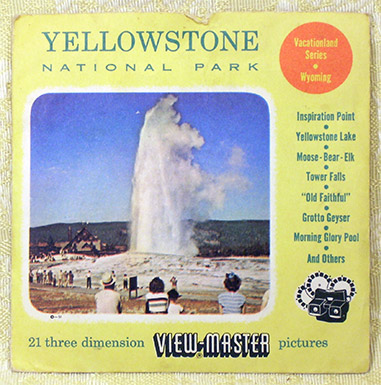 Yellowstone National Park Sawyers Packet 126-127-128 S3