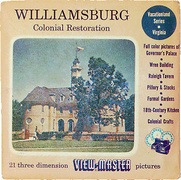 Williamsburg, Colonial Restoration Sawyers Packet 181-A-B-C S3