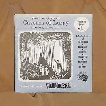The Beautiful Caverns of Luray Sawyers Packet 194-A-B-C S3D