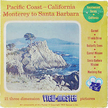 Pacific Coast - California: Monterey to Santa Barbara Sawyers Packet 199-A-B-C S3