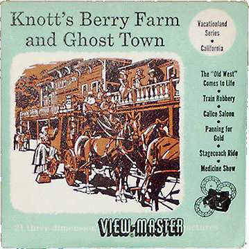 Knotts Berry Farm and Ghost Town Sawyers Packet 216-217-218 S3d