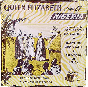 Queen Elizabeth Visits Nigeria Sawyers Packet 3765-A-B-C S1 Full Face