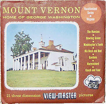 Mount Vernon Home of George Washington Sawyers Packet 76-A-B-C S3