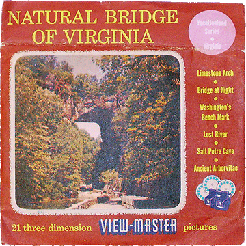Natural Bridge of Virginia Sawyers Packet 79-A-B-C S3