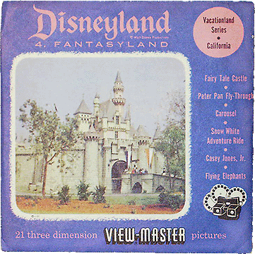 Disneyland 4: Fantasyland Sawyers Packet 854-A-B-C S3