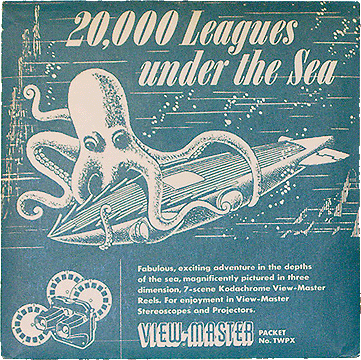 20,000 Leagues Under The Sea Sawyers Packet TWPX-974-A-B-C S1-S2