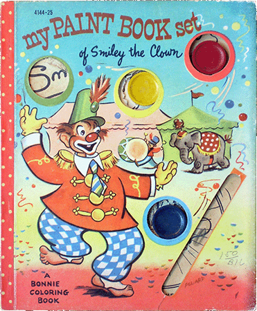 My Paint Book Set of Smiley the Clown Book No. 4144